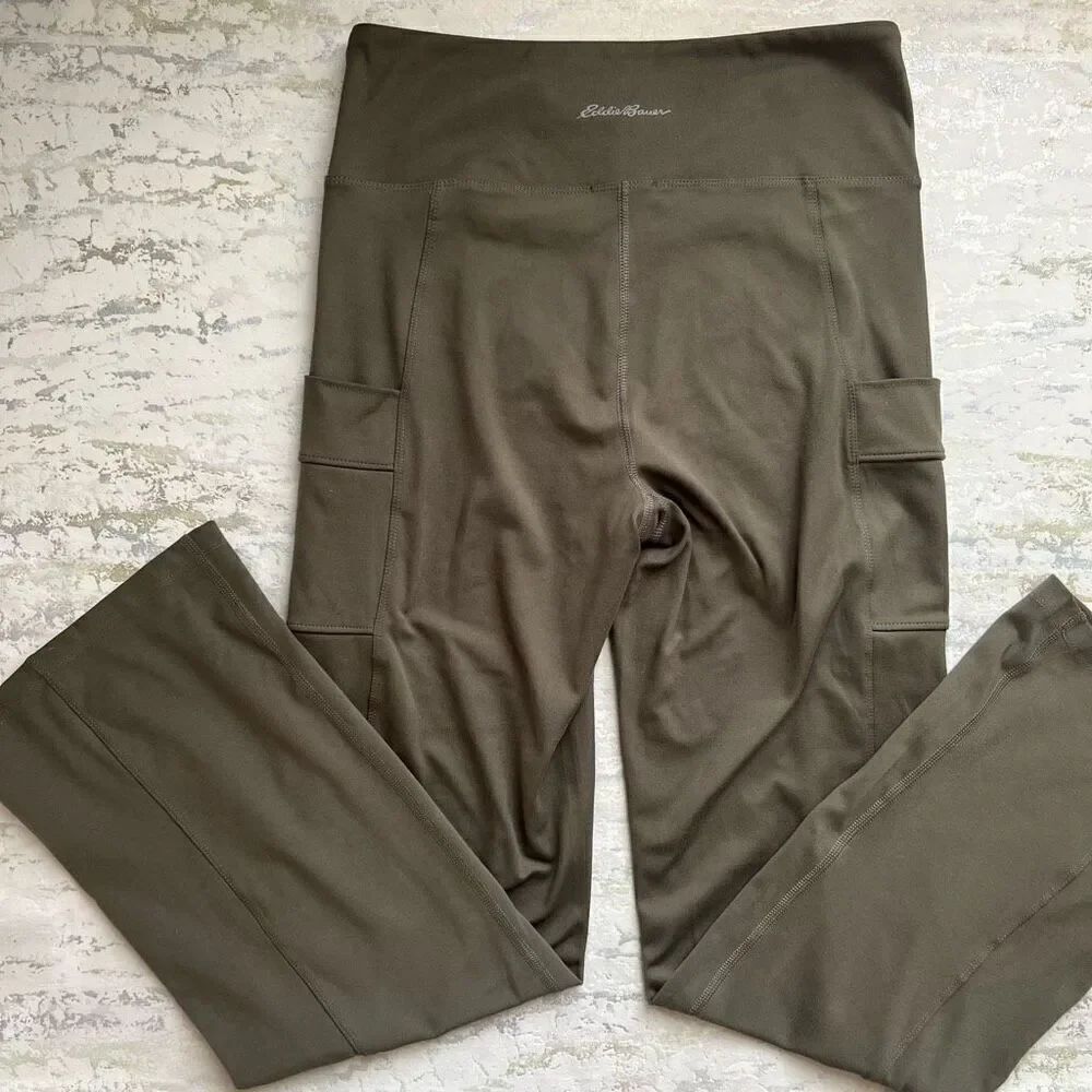 Eddie Bauer Green Cargo Style Leggings - Picture 11 of 11